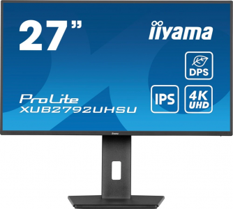 ���� ������ ������� 27" Iiyama XUB2792UHSU-B6 3840x2160, 60Hz, IPS LED, 4ms, DVI/HDMI/M/M/DP/USB ������ ��������-�������� ������������