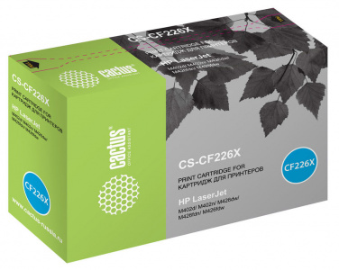 ���� ������ �������� �������� Cactus CS-CF226X, black ��������-�������� ������������