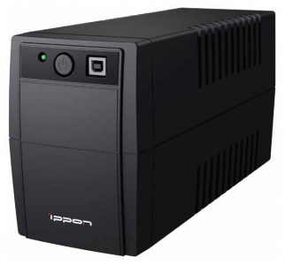 ���� ������ ��� Ippon Back Basic 850S, black ��������-�������� ������������