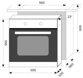 ������������ ������� ���� Lex EDM 040 WH white