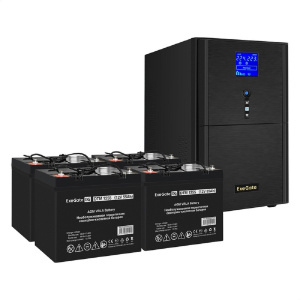 ���� ������ ��� ExeGate EX295990RUS + ������� 55A� EX285667RUS 4�� SineTower SZ-3000.LCD.AVR.3SH.1C13.R, black ��������-�������� ������������