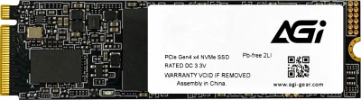 SSD-���������� Agi M.2 2280 Gen3 1Tb 1T0G43AI818