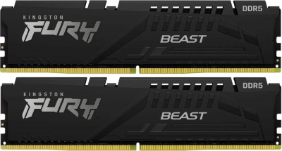 ����������� ������ Kingston 64GB 5600MT/s DDR5 CL36 DIMM (Kit of 2) FURY Beast ������