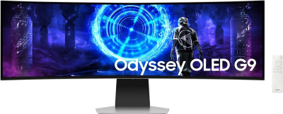 ���� ������ ������� 49" Samsung Odyssey OLED G9 S49DG952SI 5120x1440, 240Hz, OLED LED, HDMI/M/M ����������� ��������-�������� ������������