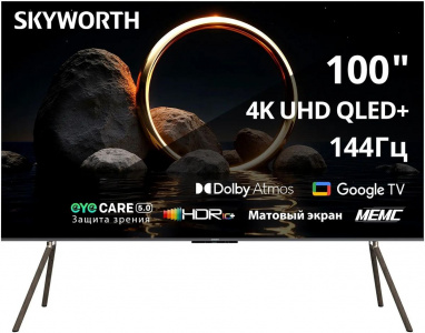 ��-��������� Skyworth 100" QLED 100Q79H MaxScreen TV Frameless ������/����������