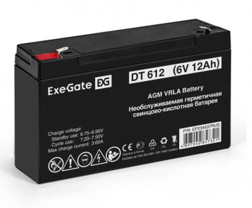 ���� ������ �������������� ������� ExeGate EP234537RUS DT 612/EXG6120 (6V 12Ah) ��������-�������� ������������
