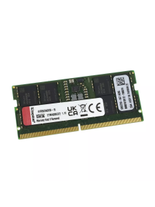 ����������� ������ Kingston 16GB 5600MT/s DDR5 Non-ECC CL46 SODIMM 1Rx8 (KVR56S46BS8-16-SP) OEM