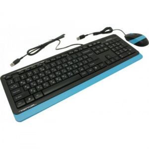 ���� ������ ���������� + ���� A-4Tech Fstyler F1010 blue-black ��������-�������� ������������
