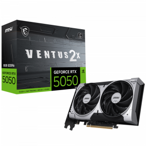 ���������� MSI RTX5050 VENTUS 2X 8GB GDDR6 128bit 3xDP HDMI 2FAN RTL ������