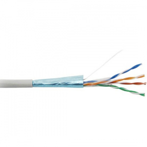 ������ ������� ExeGate FUTP4-C5e-CCA-S24-IN-PVC-GY-100 FTP 4 ���� ���.5e CCA, 24AWG, �����, ����� 100�, �����