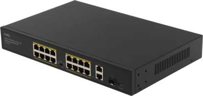 ���������� Cudy FS1018PS1 (L2) 16x100����/� 2x1����/� 1SFP 16PoE+ 200W �������������
