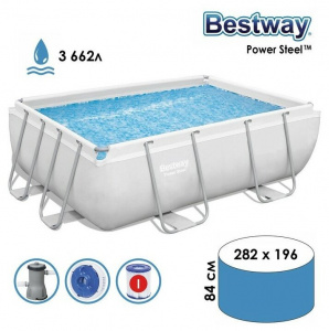 ���� ������ ������� Bestway Power Steel 56629, 282�84 �� ��������-�������� ������������