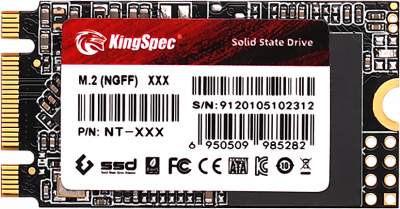 SSD-���������� Kingspec NT-1TB 2242, 1024GB, M.2(22x42mm), SATA3, ������