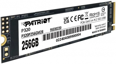 SSD-���������� Patriot PCIe 3.0 x4 256GB P320P256GM28 P320 M.2 2280