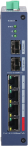 ���������� Dahua DH-CHS4206-4ET-90 �����, 4-�������� ����������� PoE 4 RJ45 10/100����/� (PoE/PoE+/Hi-PoE),