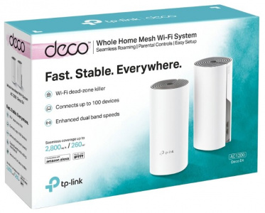Wi-Fi Mesh ������� TP-LINK Deco E4 (2-pack), AC1200