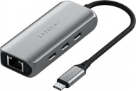 ���-������� Satechi 4-in-1 USB-C Hub With 2.5 Gigabit Ethernet (ST-H3C25EM) �����