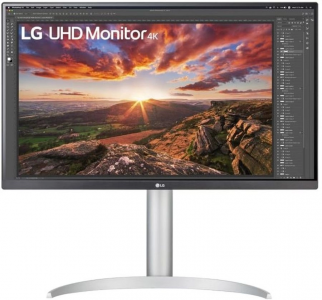 ���� ������ ������� 27" LG 27UP850K-W (4K UHD (3840x2160) 60Hz Display Port/HDMI/USB-C) ����������� ��������-�������� ������������