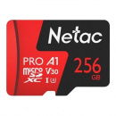 ����� ������ Netac microSDXC P500 Pro 256Gb + adapter