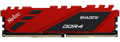 ����������� ������ Netac DDR4 8192Mb 3600MHz Shadow NTSDD4P36SP-08R Red