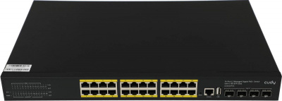 ���������� Cudy GS5024PS4-400W ������, L3, 24x1����/� 4SFP+ 24PoE+ 400W �����������