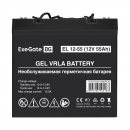 �������������� ������� ExeGate EL 12-55-�6 12V 55Ah, ���� �6 (EX301506RUS) ������