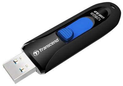 ���� ������ ������ Transcend JetFlash 790 128Gb Black/Blue ��������-�������� ������������