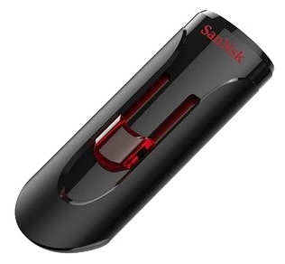 ���� ������ ������ SanDisk Cruzer Glide 3.0 32GB, Black ��������-�������� ������������