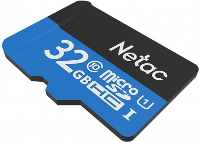 ���� ������ ����� ������ Netac P500 Standard 32GB MicroSDHC U1/C10 up to 90MB/s (NT02P500STN-032G-S) ������ ��������-�������� ������������