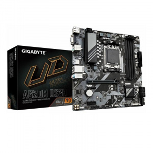 ����������� ����� GIGABYTE A620M DS3H, AM5, A620, 4*DDR5, mATX, DP/HDMI/D-Sub