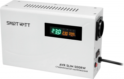 ���� ������ ������������ ���������� Smartwatt AVR Slim 500RW 500�� ����� ��������-�������� ������������