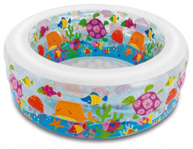 ���� ������ ������� �������� Intex Aquarium 58480 (152�56 ��) ��������-�������� ������������