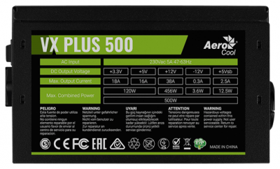 ���� ������� AeroCool VX Plus 500W